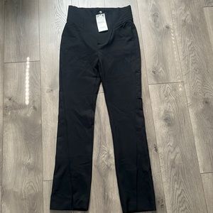 NWT Zara High Rise Split Hem Trousers